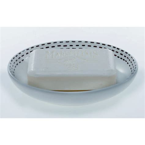 Spirella Porte Savon Porcelaine Ines Noir Blanc Bricorama