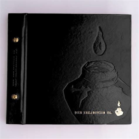 Premium 300gm Hardcover sketchbook -Black design - The Inkjection