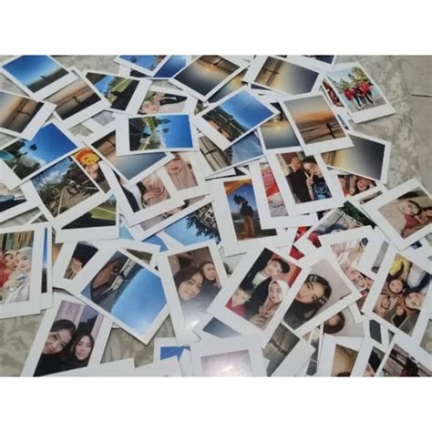 Jual CETAK FOTO POLAROID 2R LAMINASI GLOSSY MURAH BERKUALITAS Baca