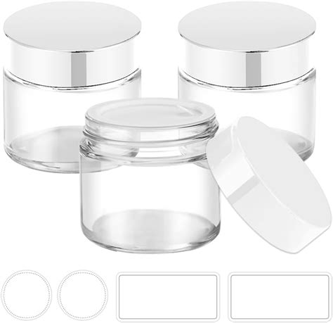 Motbach 4 Pack 2oz Glass Jars With Lidssmall Glass Jars With Lids And Inner Liners