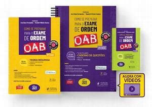 COMO SE PREPARAR PARA O EXAME DE ORDEM OAB KIT 3 VOLUMES