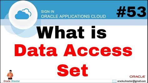 Oracle Fusion 53 What Is Data Access And How To Assign Data Access Set