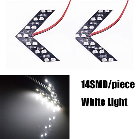 Popular Pcs Smd Led Arrow Panel Rear View Mirror Indicator Turn