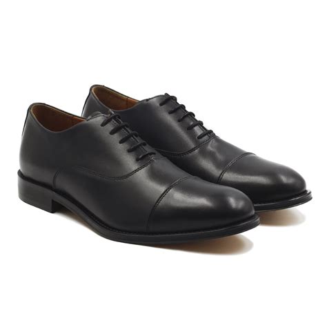 Richelieu Oxford Cuir Noir Fabriqué Main Au Portugal Jules And Jenn