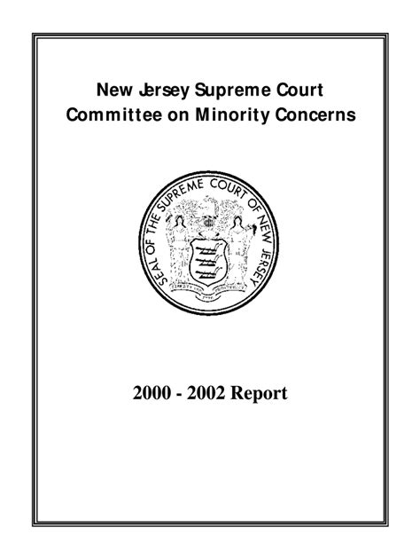 Fillable Online Judiciary State Nj Part I New Jersey Courts