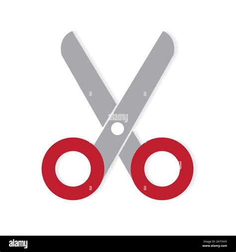 red scissors icon Stock Vector Image & Art - Alamy