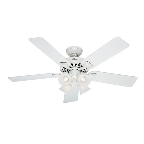 Lowes Flush Mount Ceiling Fan Progress Lighting Airpro Hugger 42 In Brushed Nickel Then