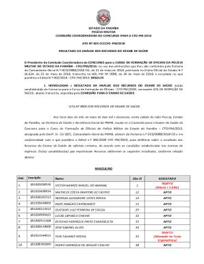 Preenchível Disponível RESULTADO DA ANLISE DOS RECURSOS DO EXAME DE