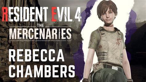 Resident Evil 4 Remake Rebecca Chambers S Mercenaries Island YouTube