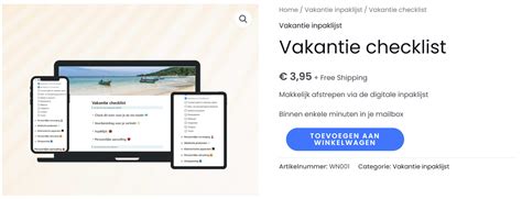 Wat Neem Je Mee Op Vakantie Digitale Vakantie Checklist Tip