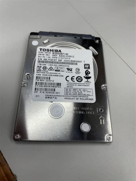 Toshiba MQ04ABF100 2 5in 1TB SATA III 5400 RPM Internal Hard Drive For