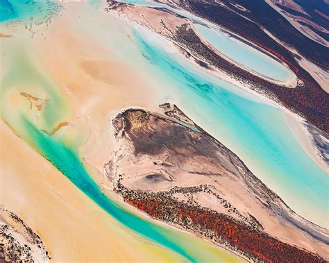 Aerial Photos Capture The Vibrant Beauty Of Shark Bay Australia