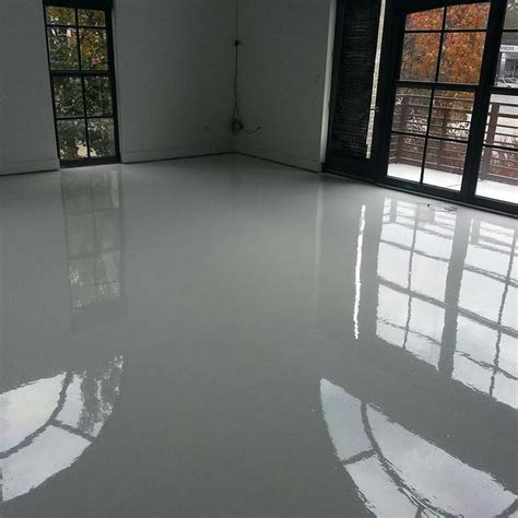 High Gloss White Epoxy Floor Paint – Flooring Ideas