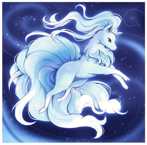 Alola Ninetails By Midna01 Pokemon Ninetales Pokemon Art Pokemon