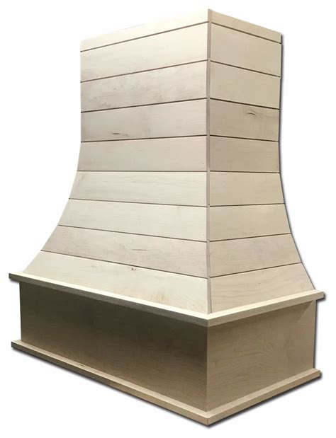 Castlewood Shiplap Curved Epicurean Chimney Hood Traditional Range