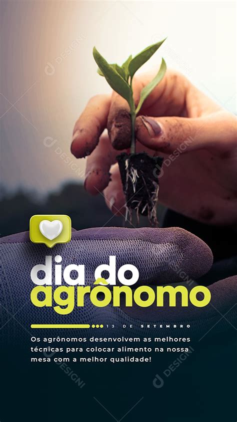 Story Os Agrônomos desenvolvem as melhores Técnicas Dia do Agrônomo