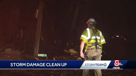 Crews Working To Restore Power After Strong Storms Youtube