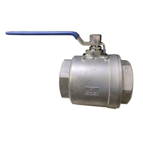 4 Full Port Ball Valve 2 Piece 304 Stainless Steel Npt