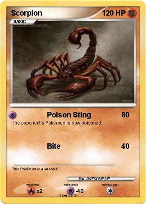 Pokémon Scorpion 688 688 - Poison Sting - My Pokemon Card