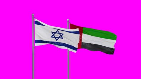 Uae And Israel Flag Stock Video Video Of Background 306178545