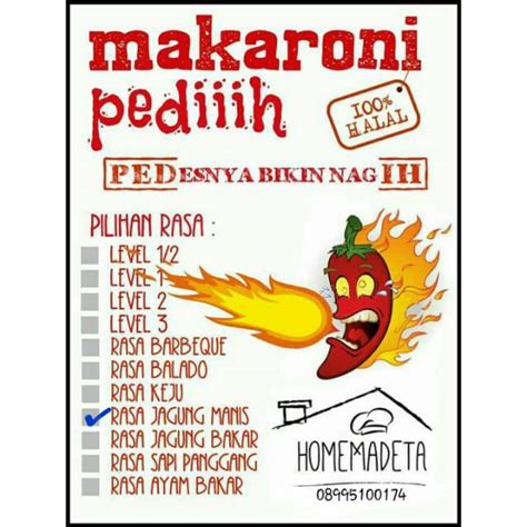 Jual Makaroni Rasa Jagung Manis Makaroni Pedih Shopee Indonesia