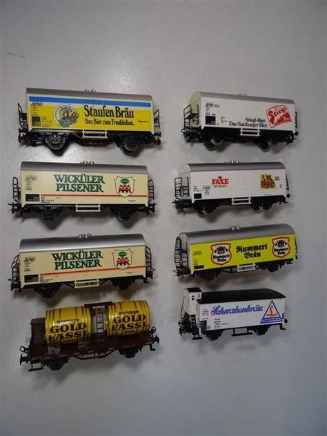 Märklin diverse H0 Freight carriage 8 different beer Catawiki