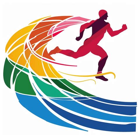 Premium Photo | Official logo of Summer Olympic games in Paris 2024