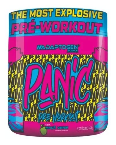 Panic G Pr Treino Adaptogen Science Usa Pr Workout Frete Gr Tis