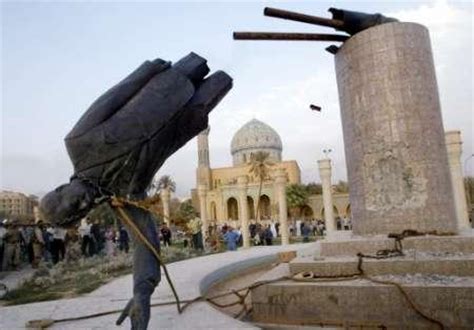 Bush worse than Saddam, Iraqi who toppled Saddam statue says | Dear ...