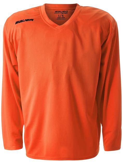 Bauer Flex Practice Hockey Jersey Orange Ice Warehouse