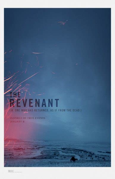 Original Teaser P Ster Para El Renacido The Revenant La Nueva