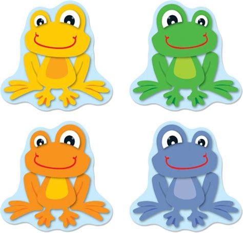 Carson Dellosa Funky Frogs Shape Stickers Office Products