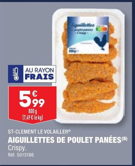 Promo AIGUILLETTES DE POULET PANÉES B Crispy chez ALDI