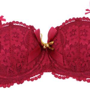 Lace Lingerie Bra Panties Garter Stocking 4pcs Set TD Mercado