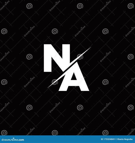 NA Logo Letter Monogram Slash with Modern Logo Designs Template Stock Vector - Illustration of ...