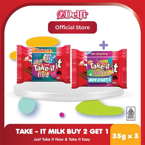 Jual Buy 2 Get 1 Take It Milk 4 Fingers Chocolate Shopee Indonesia