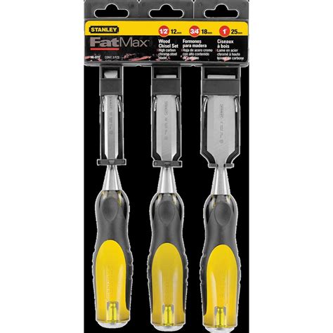 Stanley Fatmax 3 Pc Fatmax Thru Tang Wood Chisel Set The Home Depot Canada