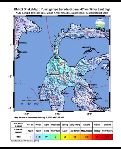 62 Kali Gempa Susulan Masih Terjadi Di Sigi Madika