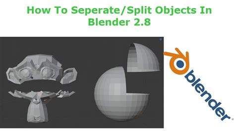 How To Separate Object In Blender L Split Mesh YouTube