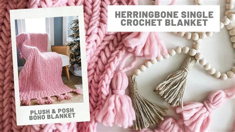 Crochet Herringbone Blanket Pattern Tutorial Atelier Yuwa Ciao Jp