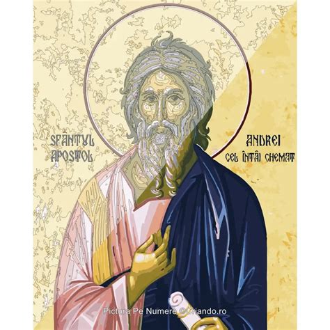 Picturi Pe Numere Religioase 40x50 Cm Sfantul Apostol Andrei 30