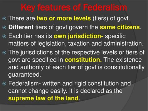 Ppt Federalism General Aspects Powerpoint Presentation Free