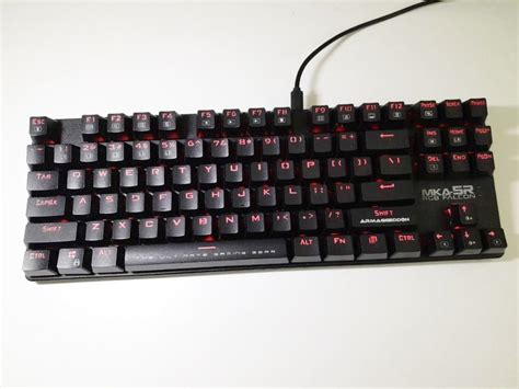 USED Armaggeddon MKA 5R RGB Falcon Tenkeyless Mechanical Keyboard