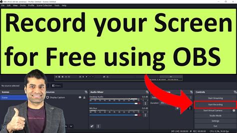 How To Record Screen With Obs Windows Youtube