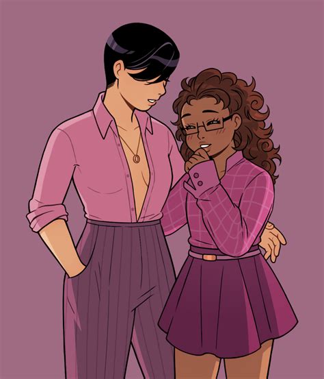 Black Couple Art Cute Couple Art Lesbian Art Gay Art Tomboy Art Fandom Queer Art Cartoon