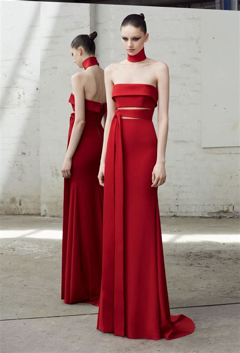 Alex Perry Pre Fall 2018 Red Wedding Dresses Gowns Alex Perry Dress