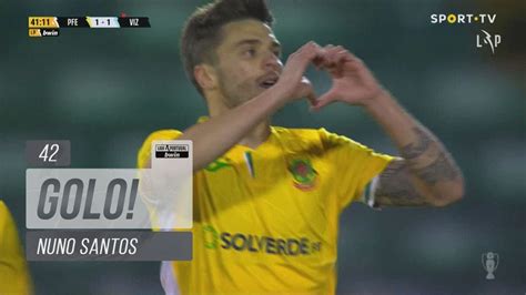 Goal Golo Nuno Santos Pa Os De Ferreira Fc Vizela Liga