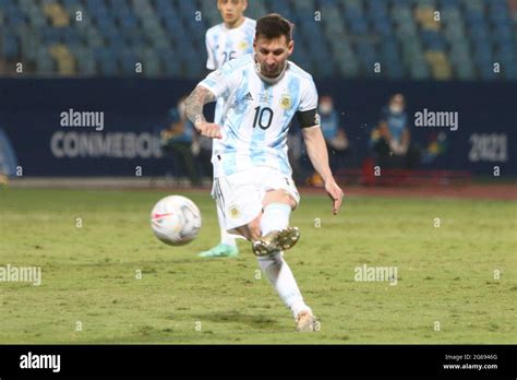 Lionel Messi Of Argentine During The Copa America 2021 Quarter Final