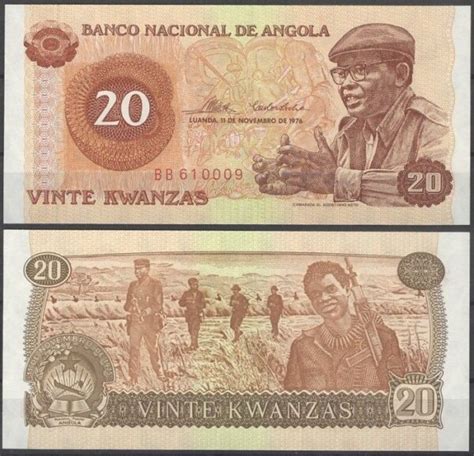 ANGOLA 20 KWANZAS 1976 P 109 UNC TRGOVINA KOLEKCIONAR