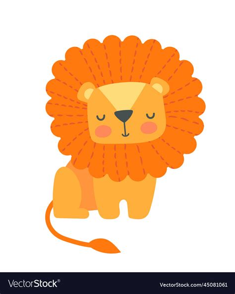 Safari lion icon Royalty Free Vector Image - VectorStock